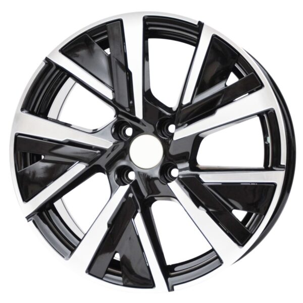 cerchi in lega replica Peugeot black diamond da 16″ in 4/108 ET 32