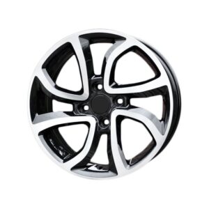 cerchi in lega replica RENAULT black diamond da 16″ in 4/108 ET 26