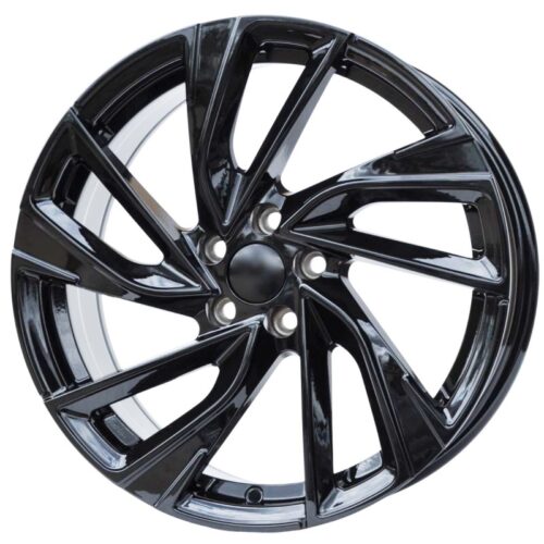 cerchi in lega modello Adelaide gloss black per POLO da 16″ in 5/100 ET 42