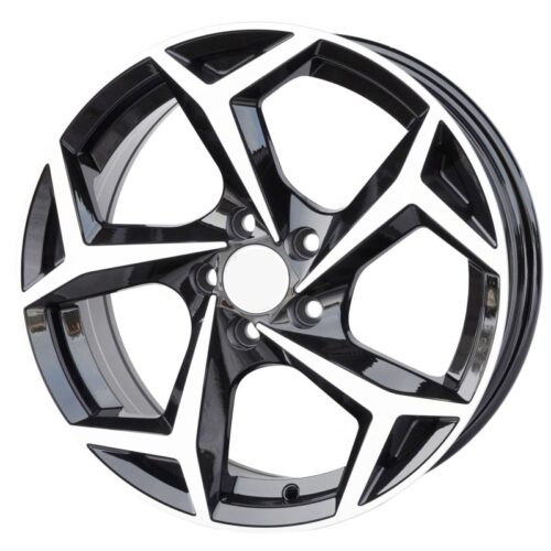 cerchi in lega replica POLO modello Bonneville black diamond da 16″ in 5/100 ET 45
