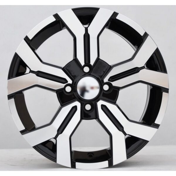 cerchi in lega replica DACIA black diamond da 16″ in 4/100 ET 45 - immagine 4