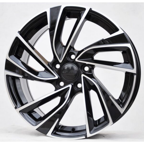 cerchi in lega modello Adelaide black diamond per POLO da 16″ in 5/100 ET 42 - immagine 3
