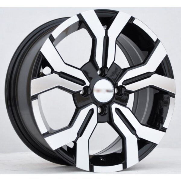 cerchi in lega replica DACIA black diamond da 16″ in 4/100 ET 45 - immagine 3