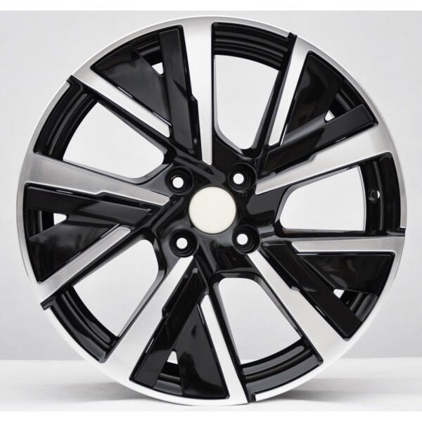 cerchi in lega replica Peugeot black diamond da 16″ in 4/108 ET 32 - immagine 3