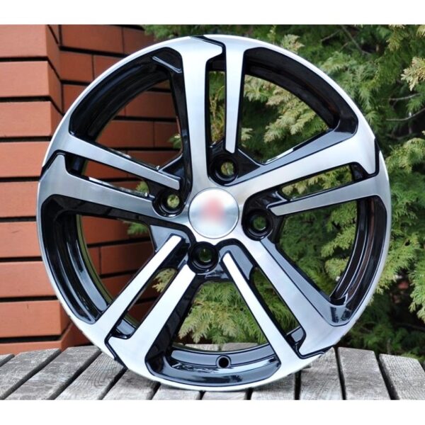 cerchi in lega replica PEUGEOT black diamond da 16″ in 4/108 ET 25 - immagine 4