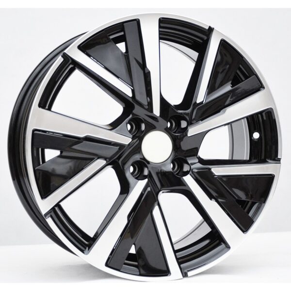 cerchi in lega replica Peugeot black diamond da 16″ in 4/108 ET 32 - immagine 2