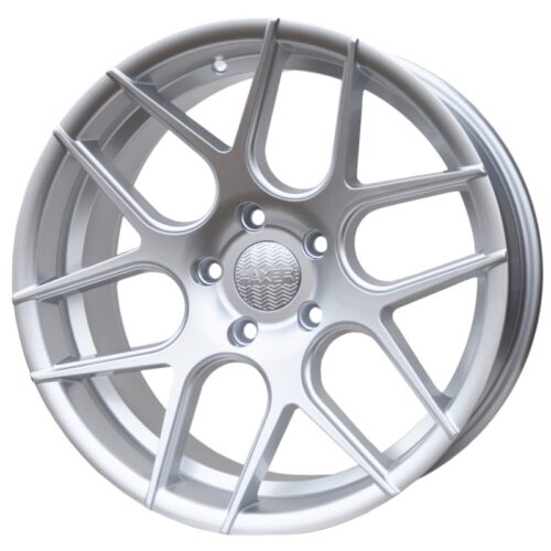 cerchi in lega Haxer HX022 silver da 18″ in 5/120 canale 8 ET 35