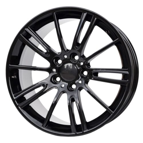 cerchi in lega replica BMW style 193M gloss black da 18″ in 5/120 doppia misura