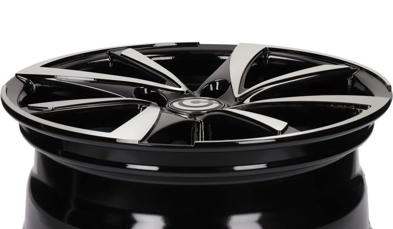 cerchi in lega Carbonado Marseille black front polished 15" 4x108 canale 6,5 ET 25 - immagine 4