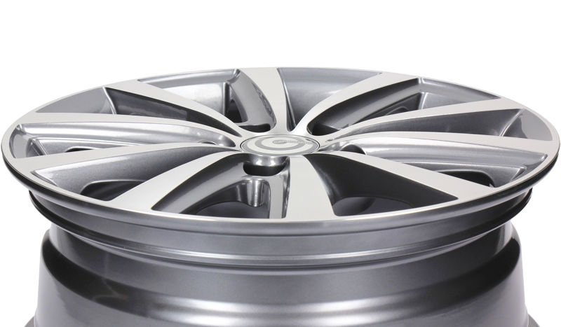 cerchi in lega Carbonado Madrid anthracite front polished 15" 5x100 canale 6 ET 38 - immagine 3