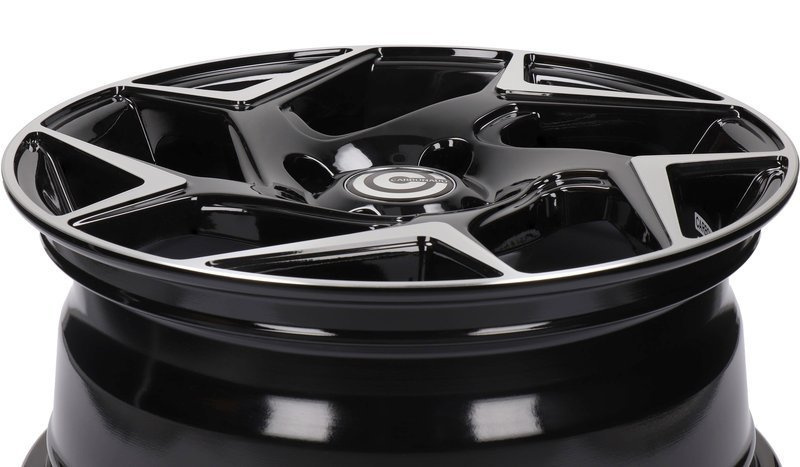 cerchi in lega Carbonado Clipper black front polished 15" 4x108 canale 6,5 ET 40 - immagine 4