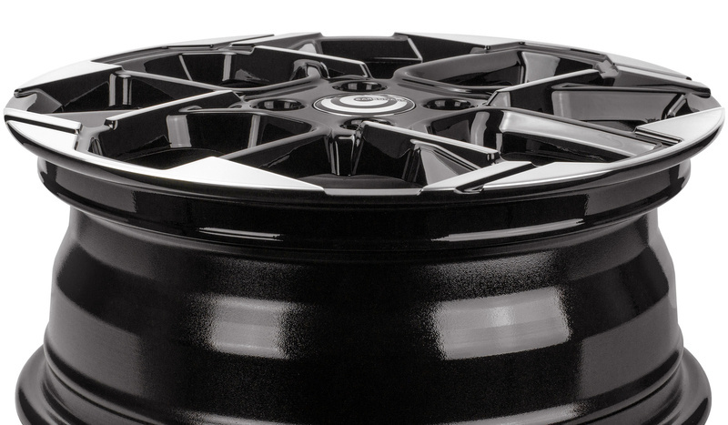 cerchi in lega Carbonado Zombie black front polished 15" 4x100 canale 6 ET 40 - immagine 4