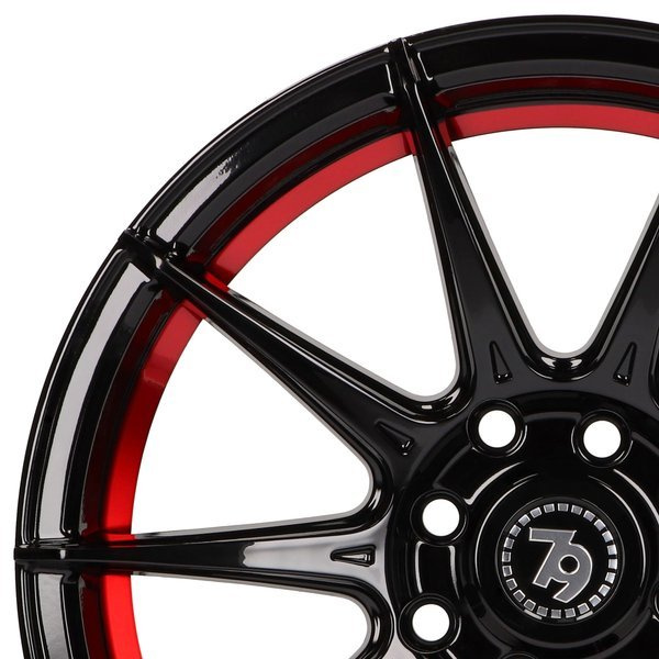 cerchi in lega 79 Wheels SCF-F BGRIL 15" 4x100 canale 7 ET 35 - immagine 4