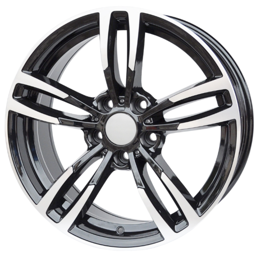 cerchi in lega replica BMW 437M style black diamond 16″ 5×120 canale 7 ET 35